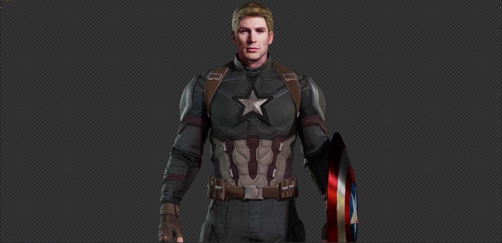 Captain America Steve Rogers from Civil War 3D model_10