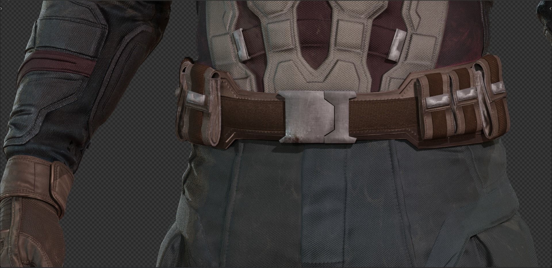 Captain America Steve Rogers from Civil War 3D model_18