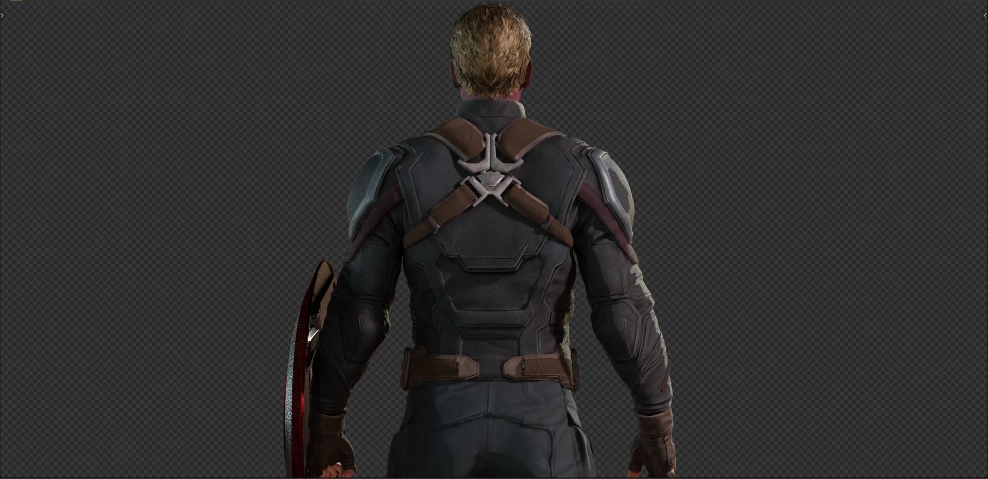 Captain America Steve Rogers from Civil War 3D model_11