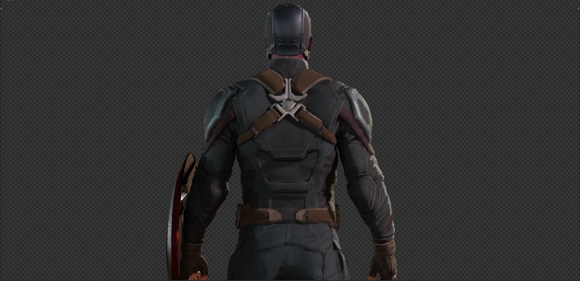Captain America Steve Rogers from Civil War 3D model_6
