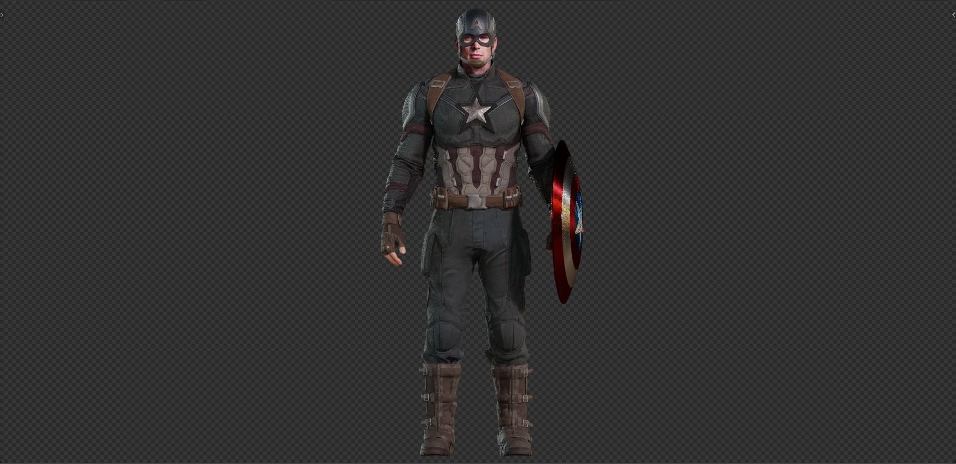 Captain America Steve Rogers from Civil War 3D model_12