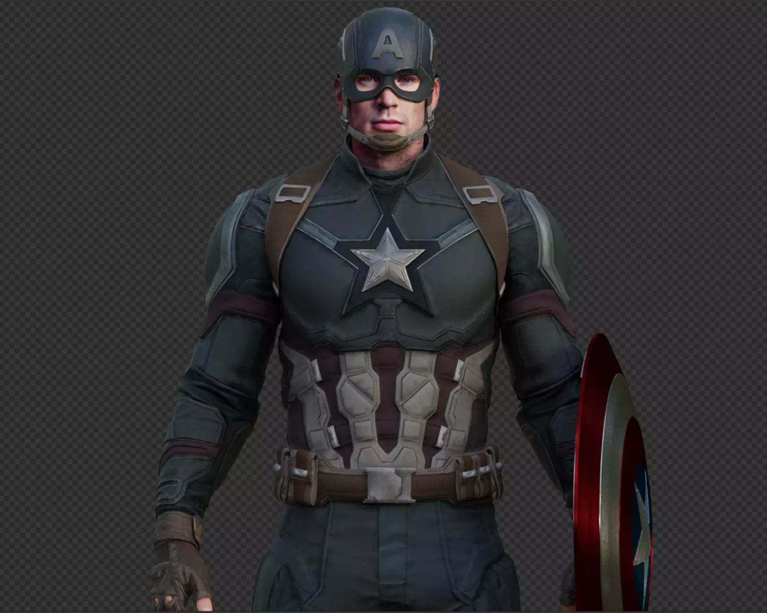 Captain America Steve Rogers from Civil War 3D model_0