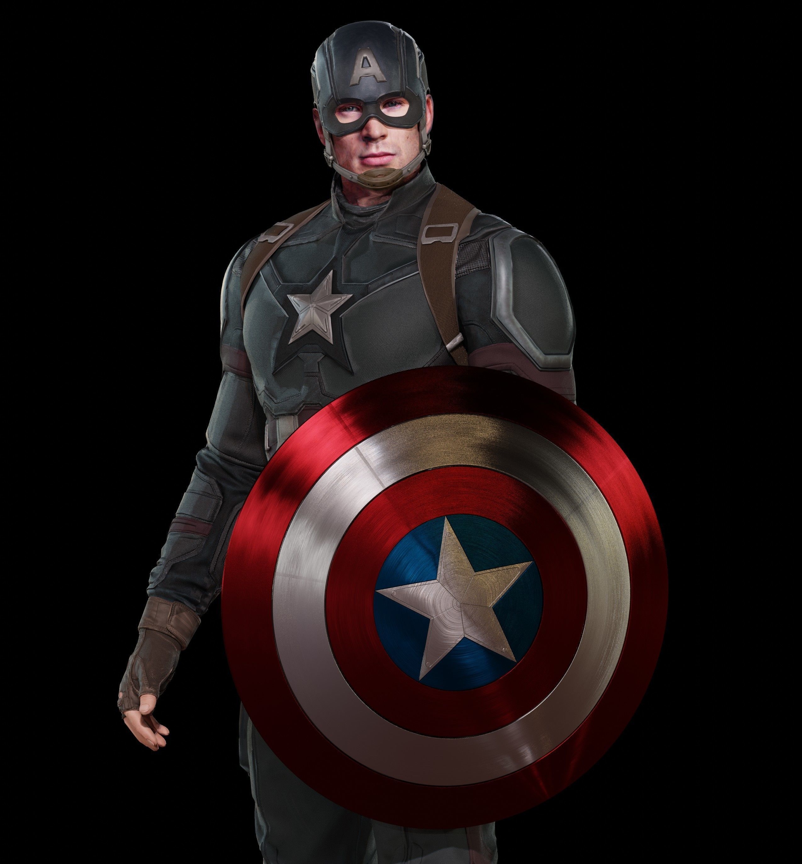 Captain America Steve Rogers from Civil War 3D model_3