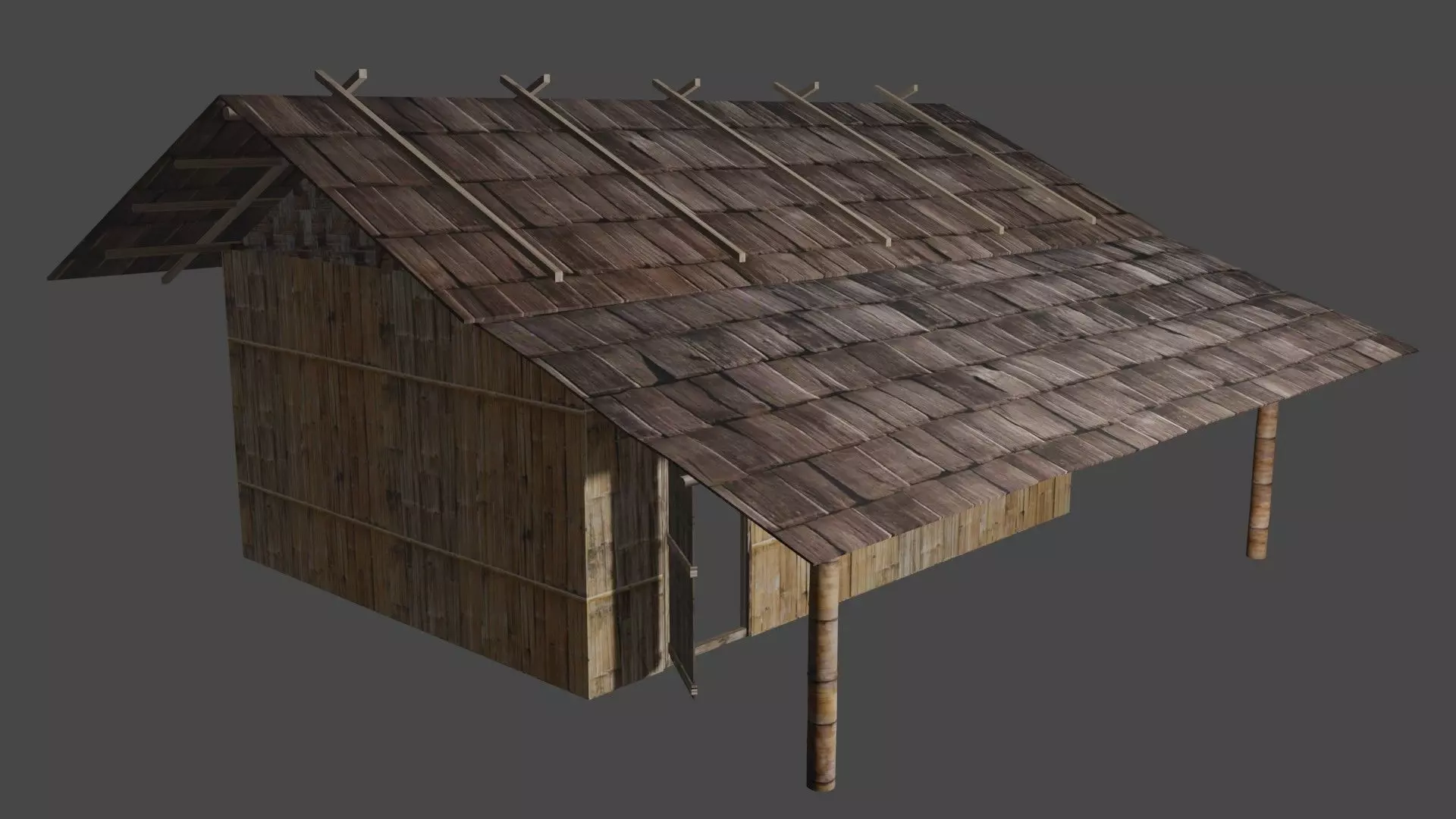HMONG HOUSE 3D 3D model_0