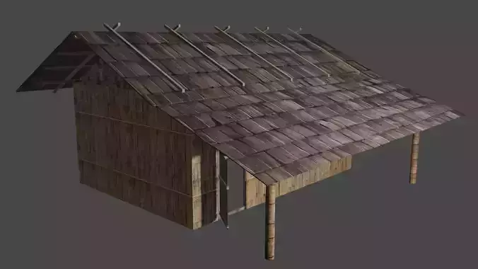HMONG HOUSE 3D