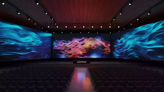 Event Stage  Auditorium 3D model