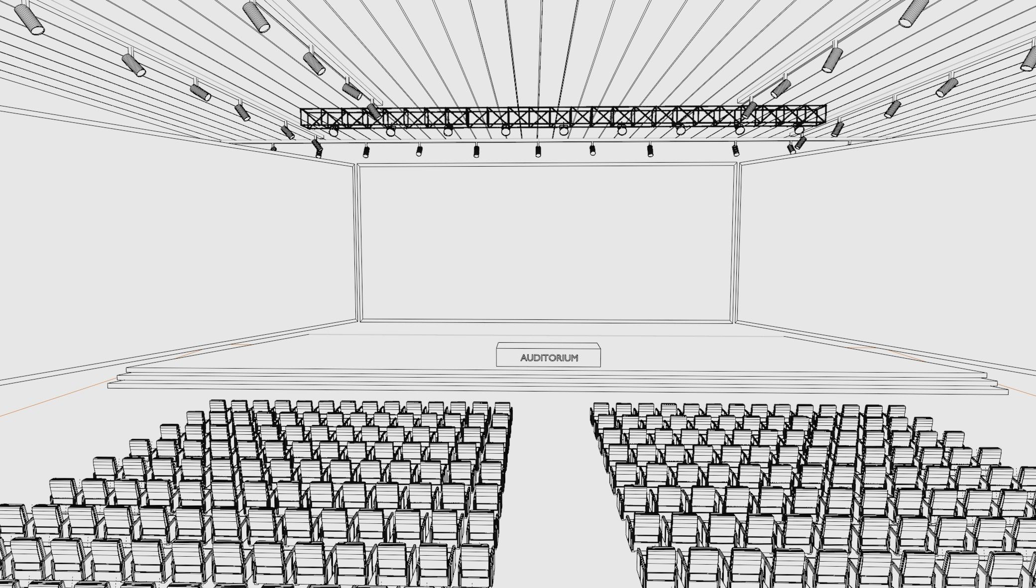 Event Stage  Auditorium 3D model_6