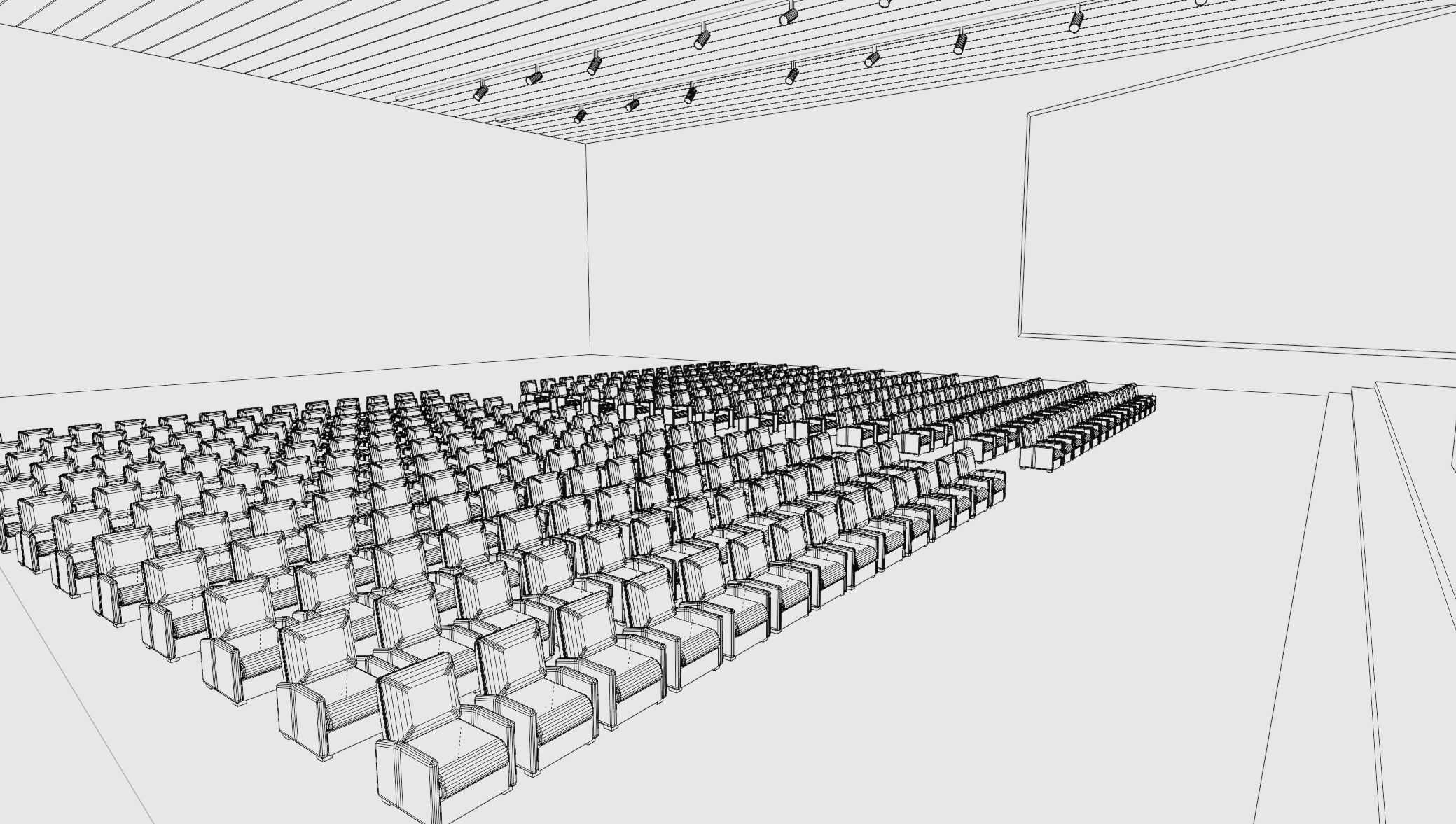 Event Stage  Auditorium 3D model_8