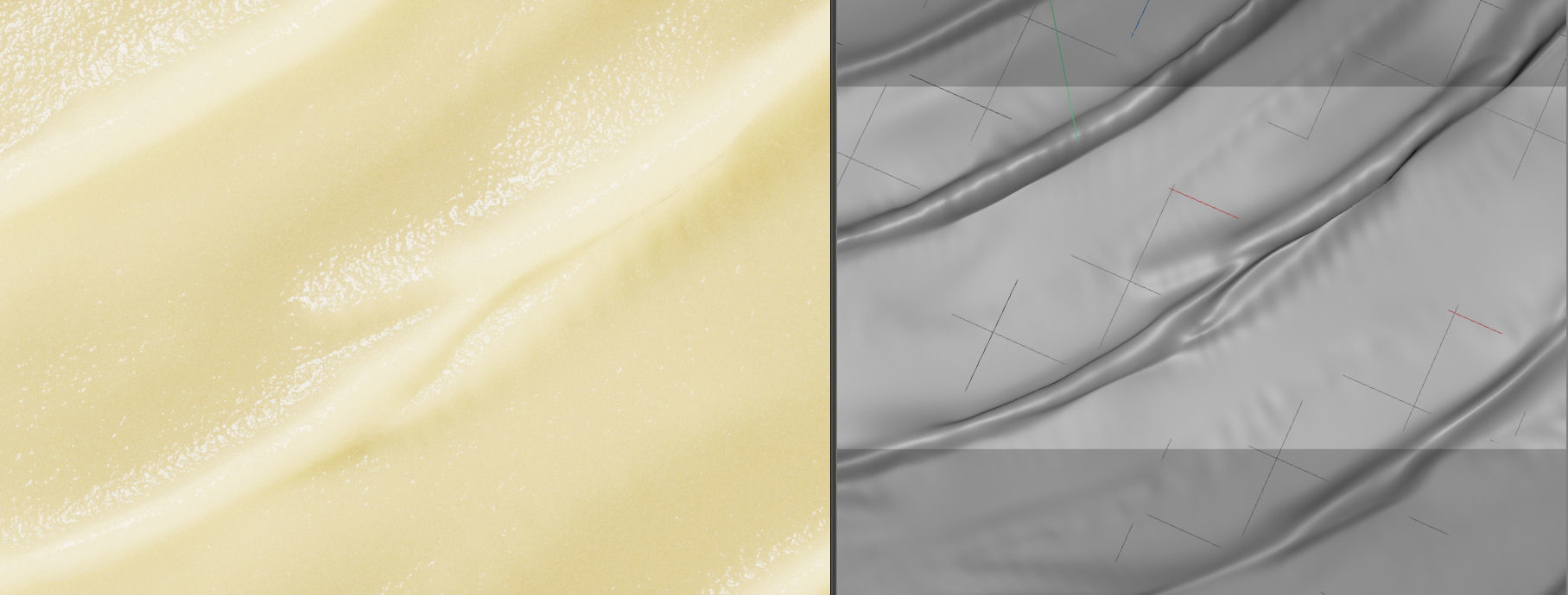 Paste material 3D model_1