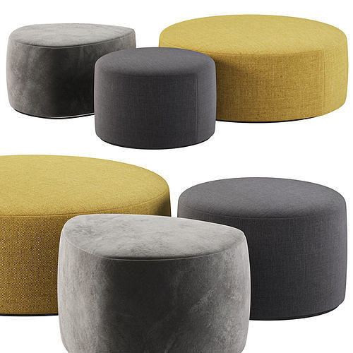 Sumo Pouffe By Bodema 3D model