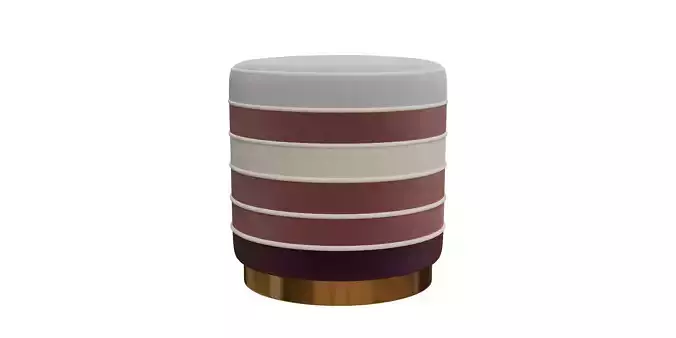 Colorful Velvet Ottoman