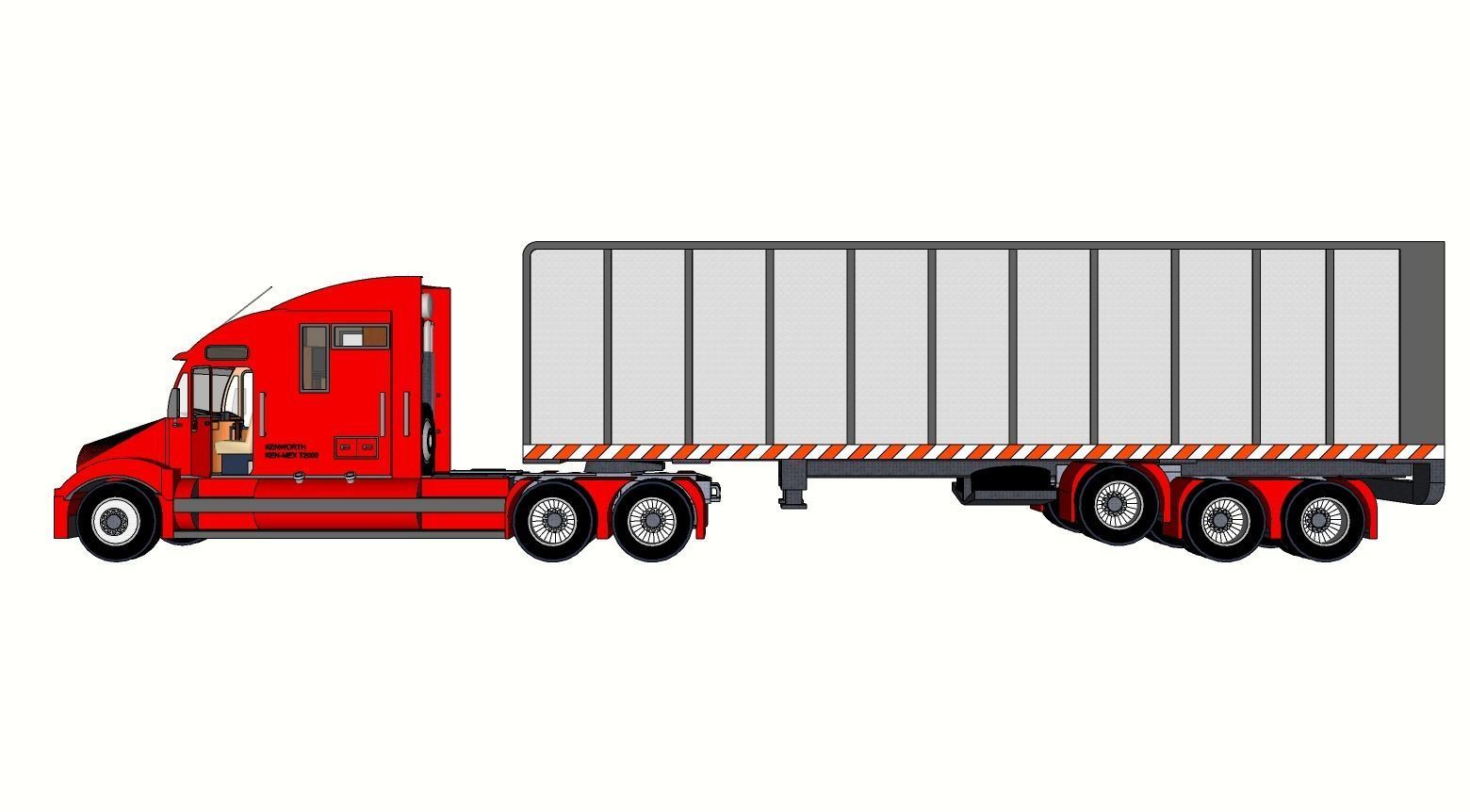 Delivery Truck 3D print model_1