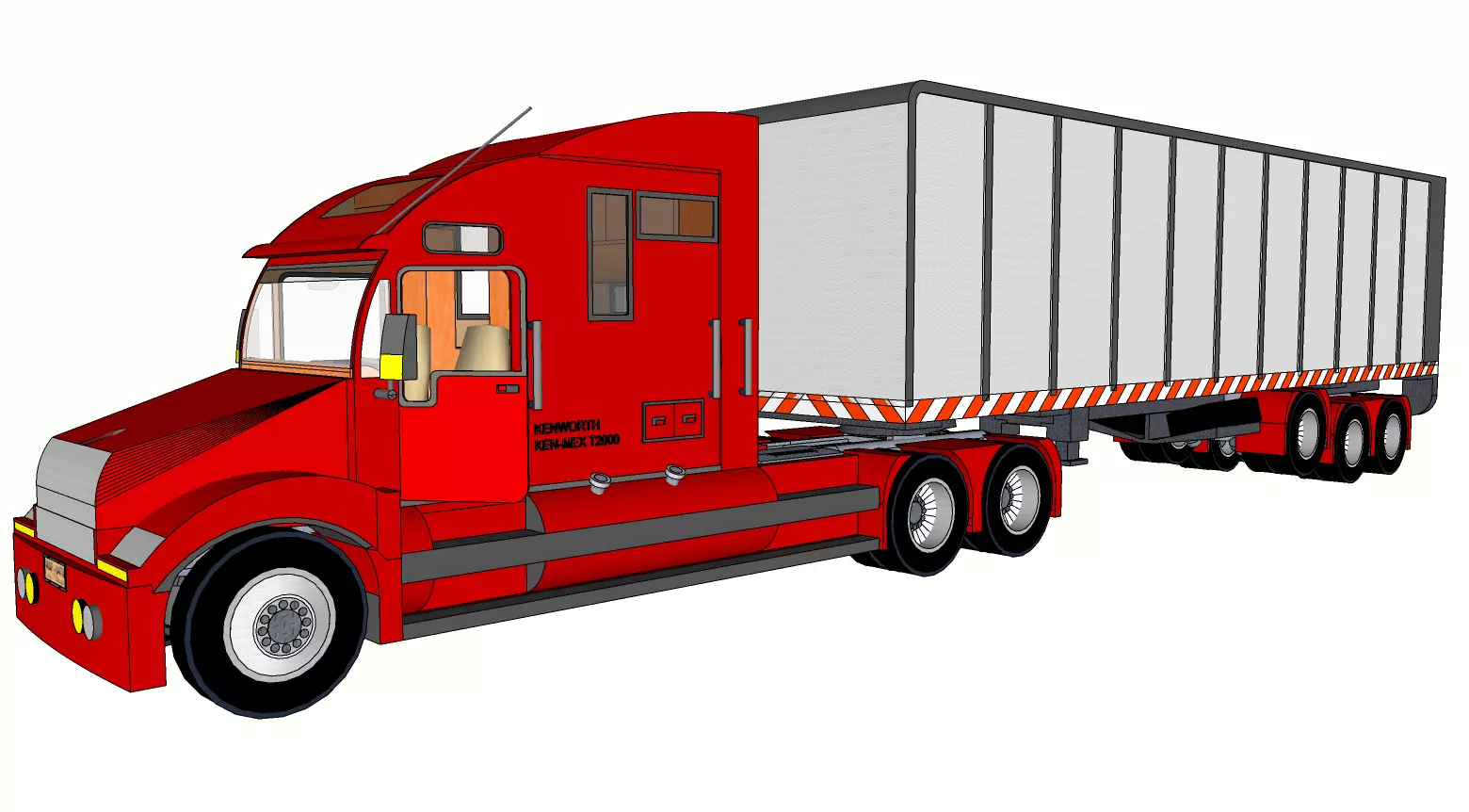 Delivery Truck 3D print model_0