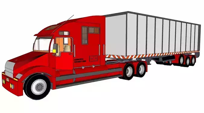 Delivery Truck 3D print model