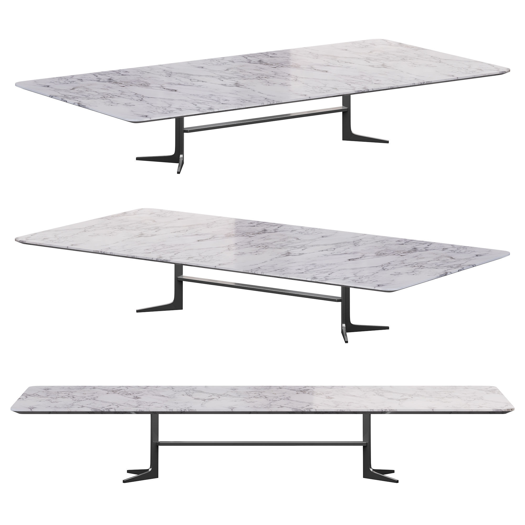 Low Coffee Table  By Bodema 3D model_1