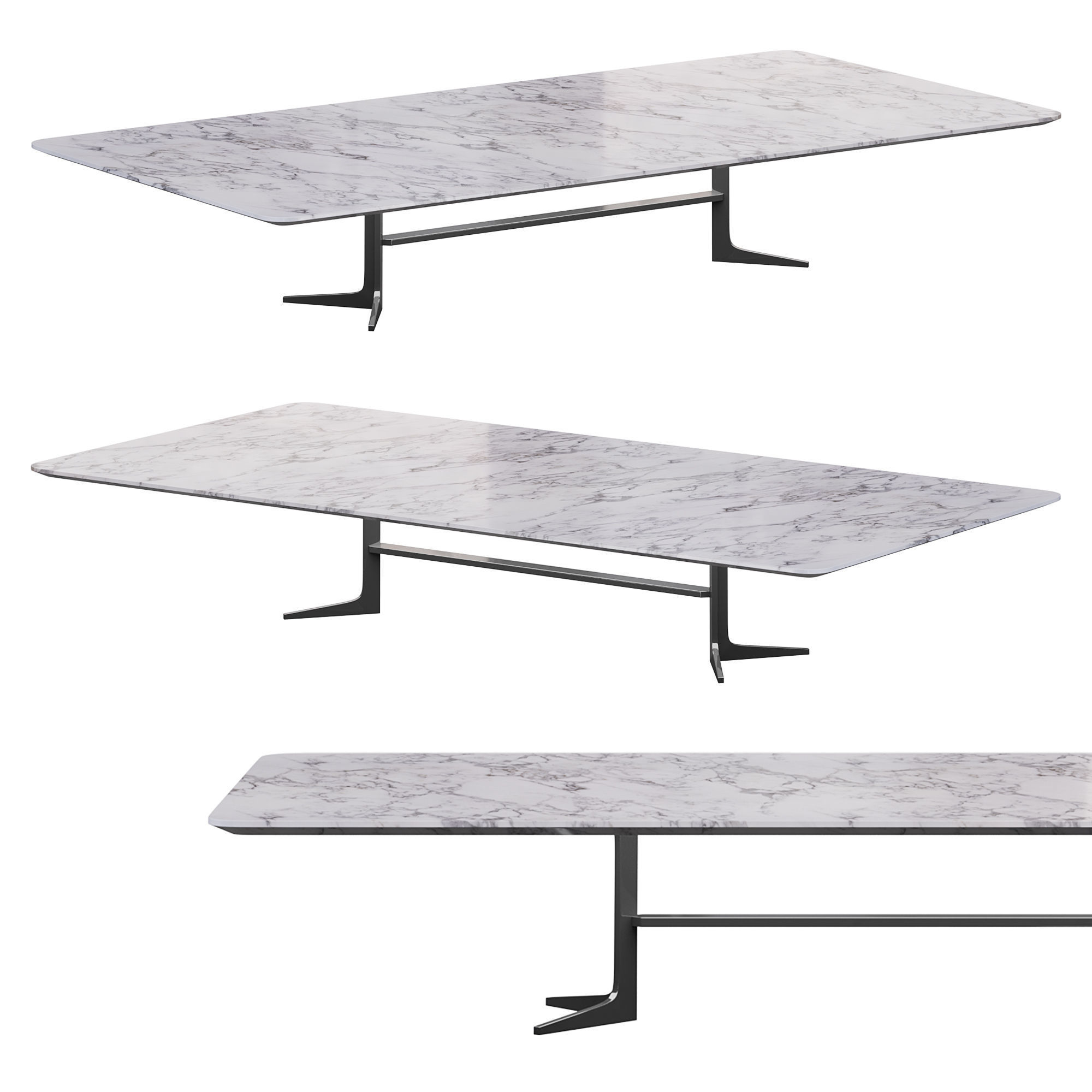 Low Coffee Table  By Bodema 3D model_2