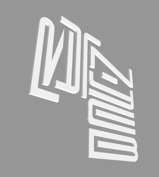 Bayliner boat lettering 3D 3 mm thick 3D print model