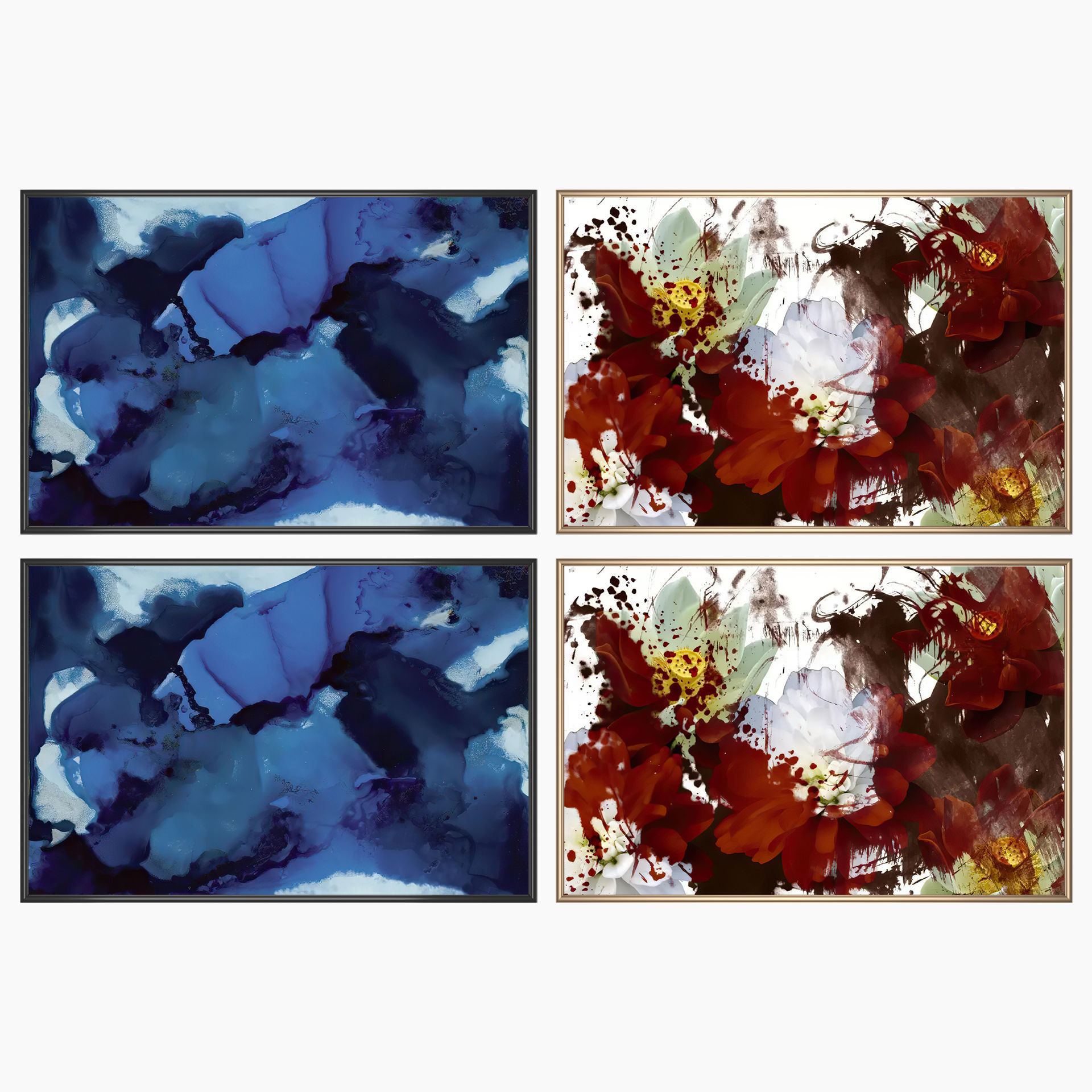 Wall Art Set 4169 3D model_1