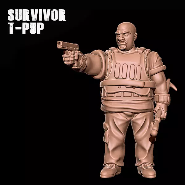 Survivor T-Pup 3D print model