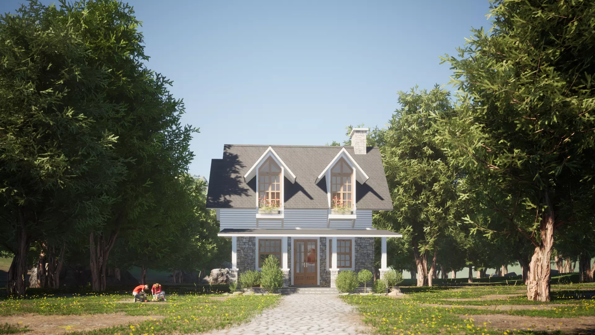 050Countryhouse2f36m2 3D model_0