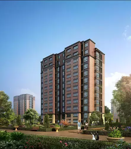 3Dmax fashion city commercial square building 188