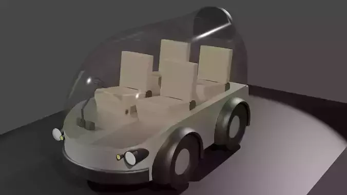 unique car 3D model