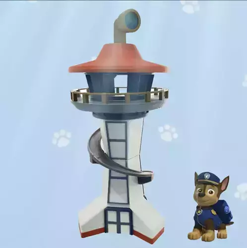 PawPatrol - Lookout Tower 3D print model