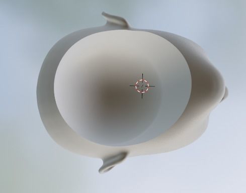 Generic Female Head smirking Free 3D model_2