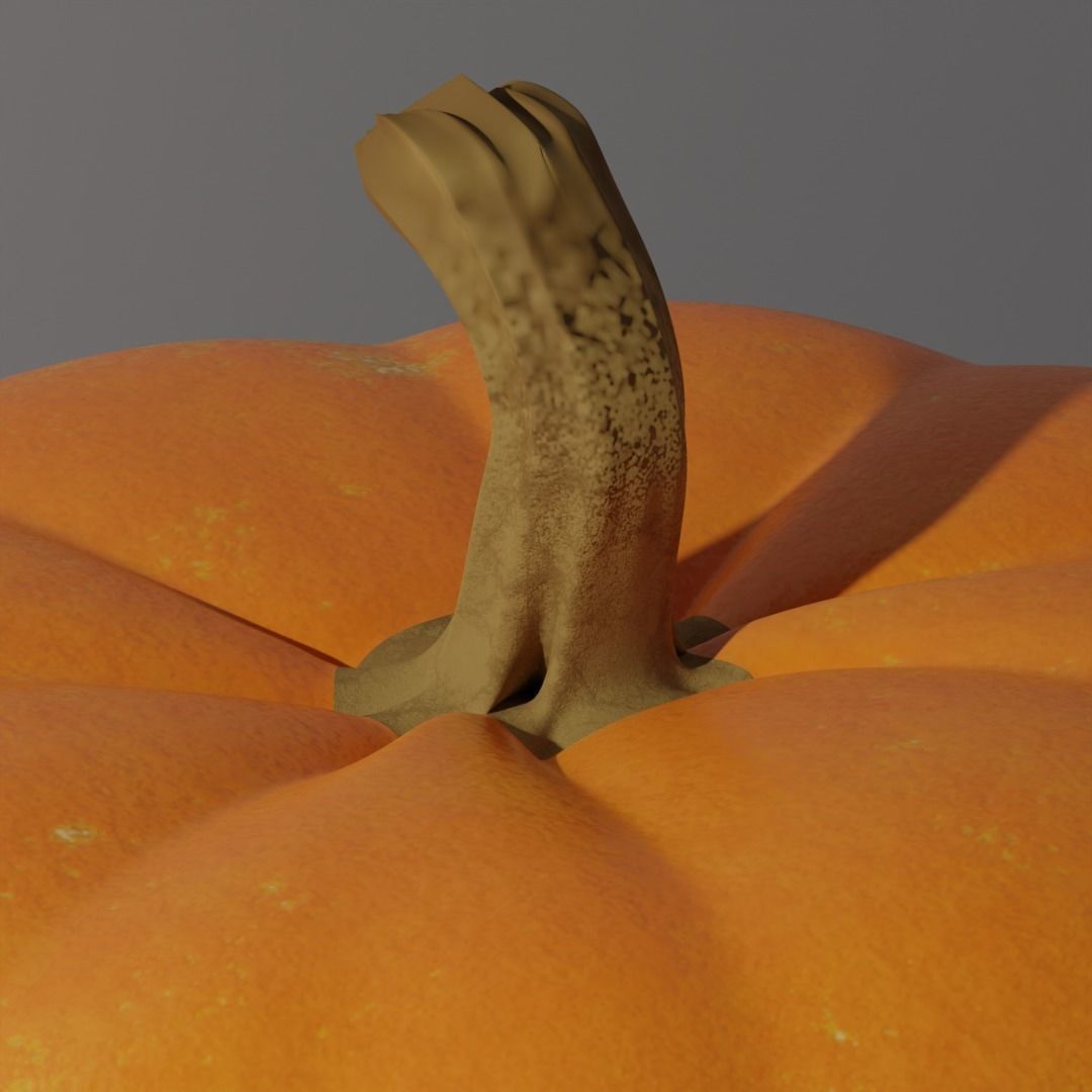 Pumpkin 3D Model 2023 Free 3D model_3