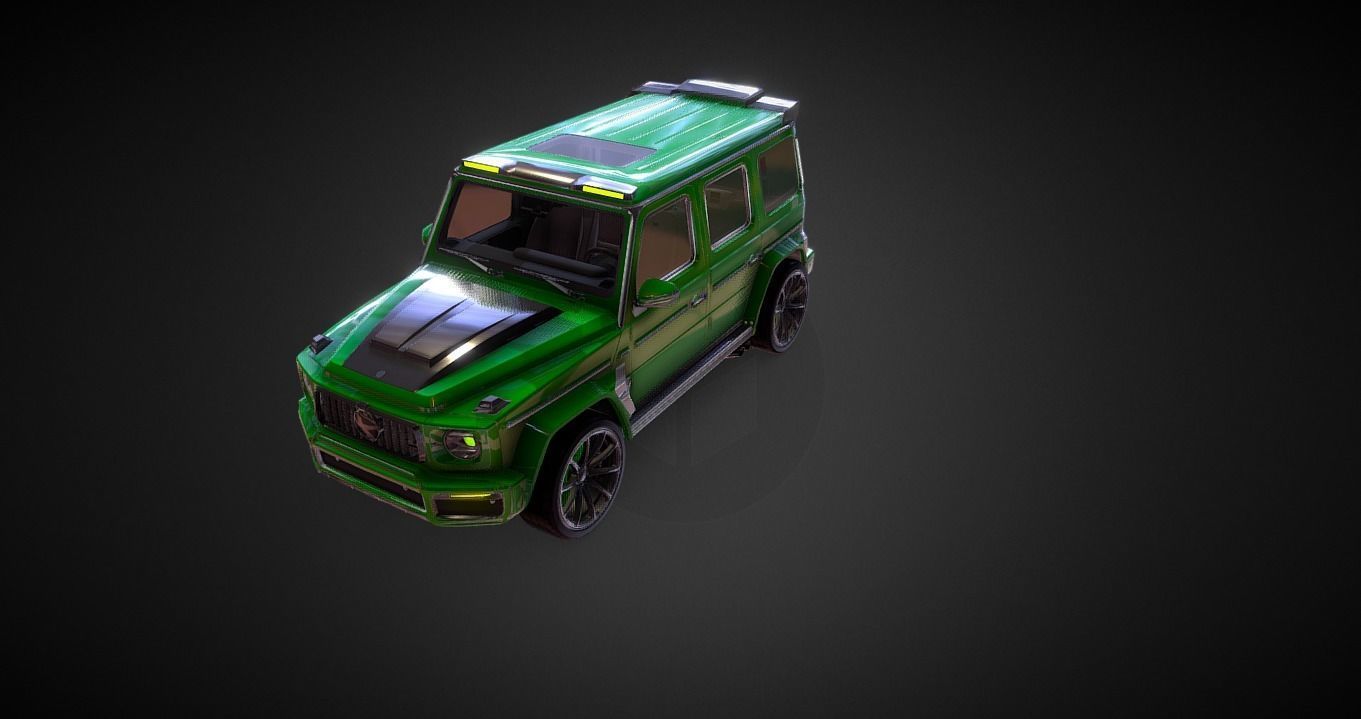 AMG Mercedes G wagon 2023 modified  3D print model_2