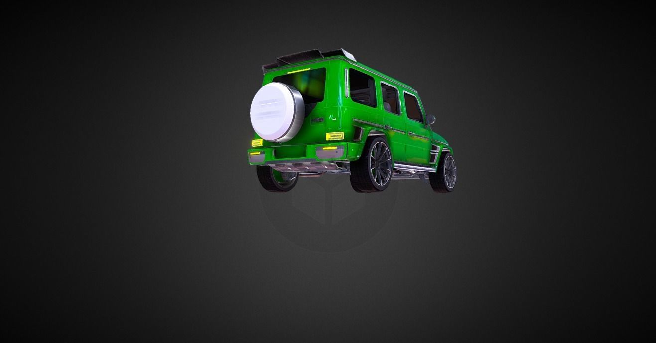 AMG Mercedes G wagon 2023 modified  3D print model_4