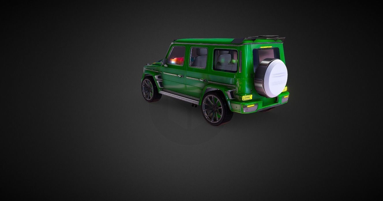 AMG Mercedes G wagon 2023 modified  3D print model_3