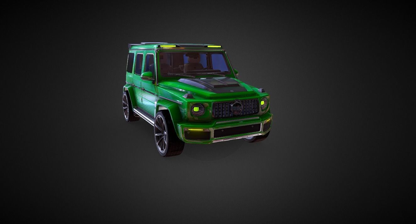 AMG Mercedes G wagon 2023 modified  3D print model_1