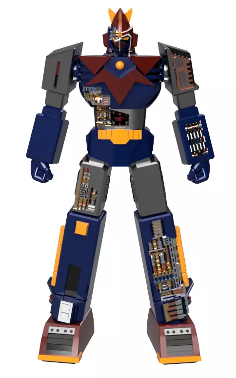 45cm perpect voltes v maintenance version statue 3d models 3D print model