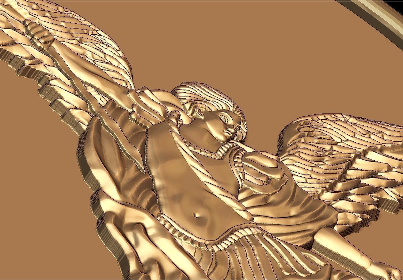 SAINT MICHAEL COIN PENDENT 3D print model_2