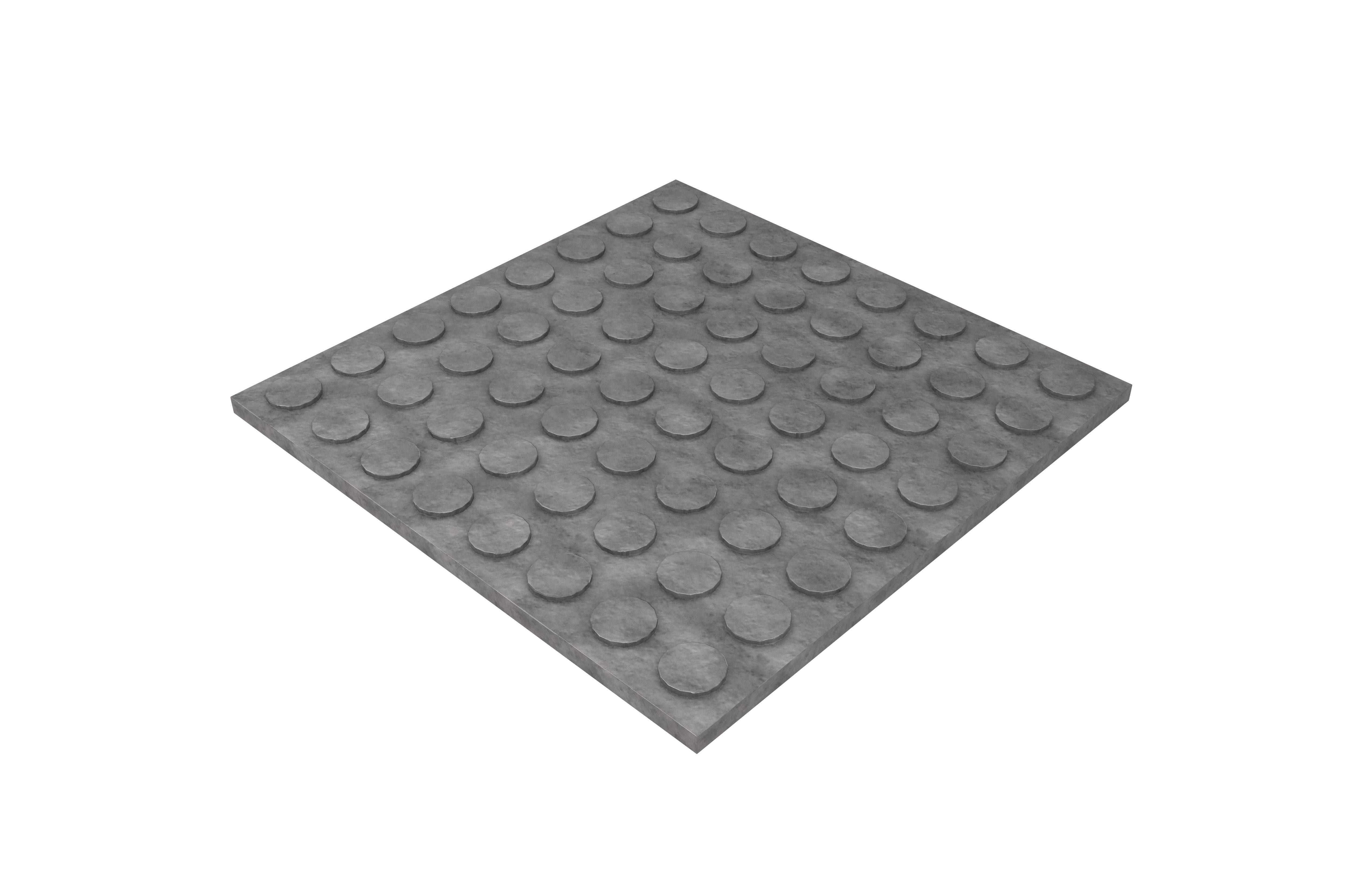 Blind Indicator Tactile Paving Tiles v1 005 Low-poly 3D model_2