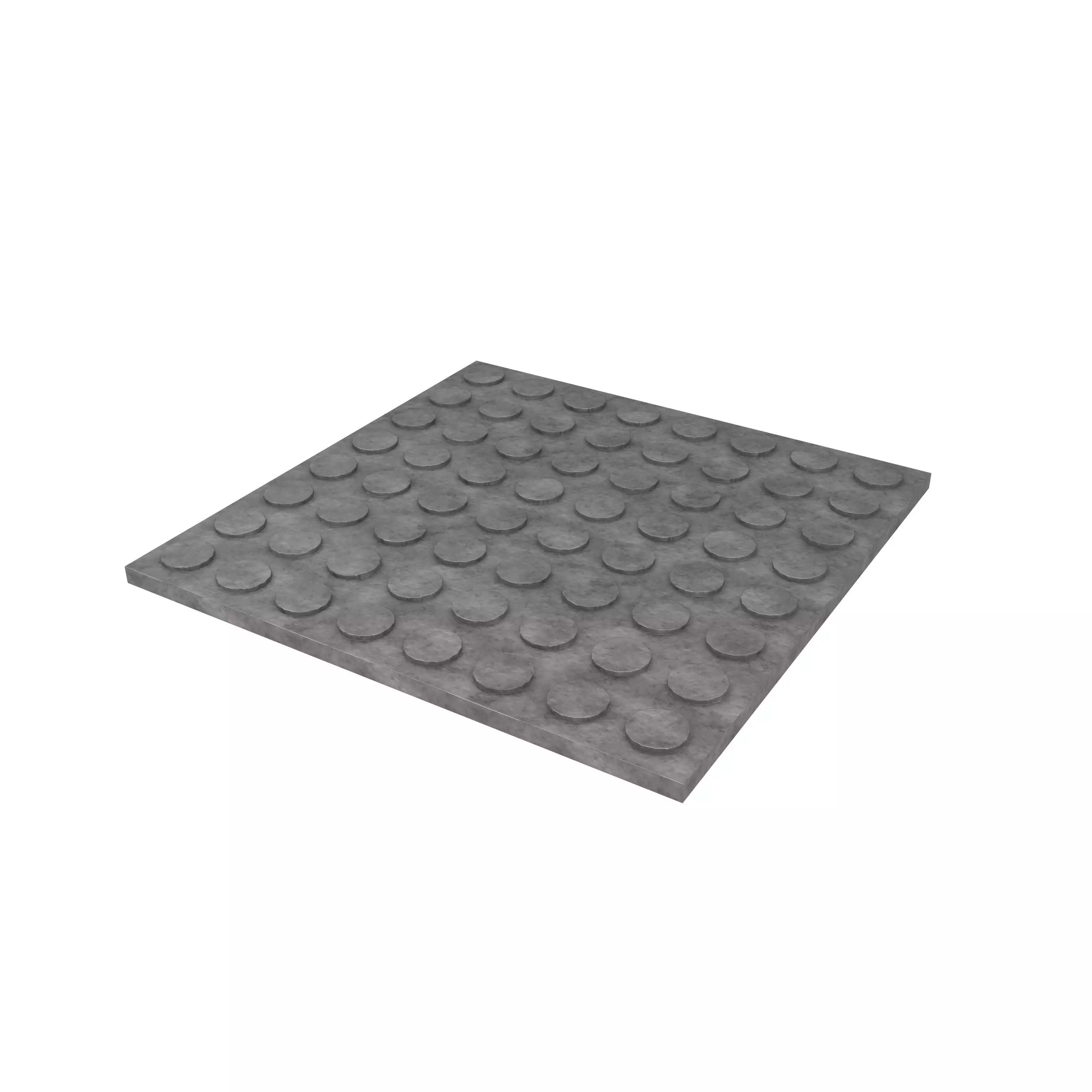 Blind Indicator Tactile Paving Tiles v1 005 Low-poly 3D model_0