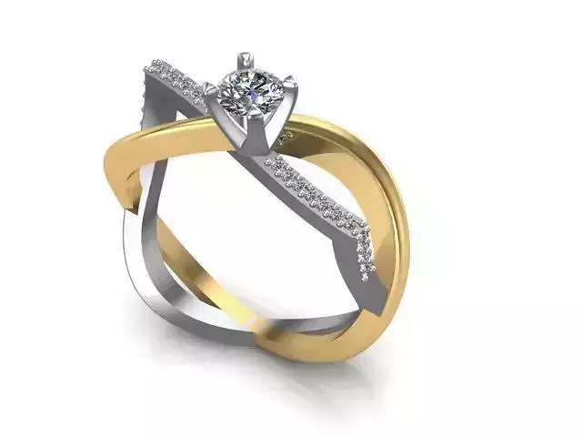 Solitaire ring 66