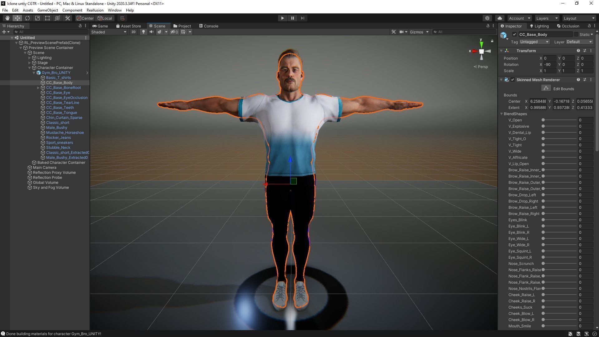 Gym crossfit  Partners Muscle Man and fitness Woman 3D Model Collection_7