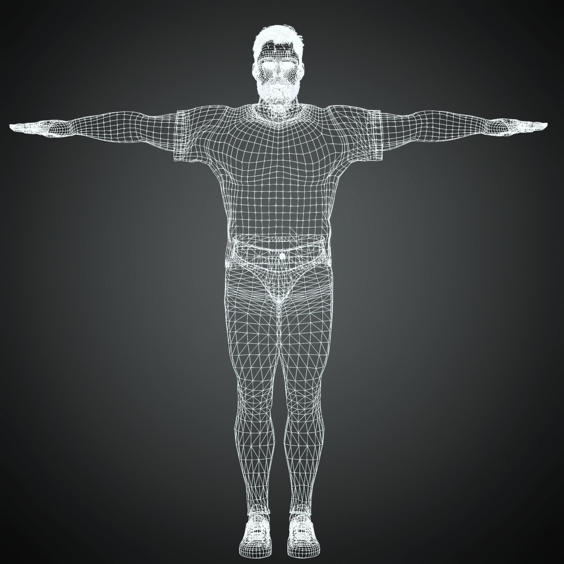 Gym crossfit  Partners Muscle Man and fitness Woman 3D Model Collection_9