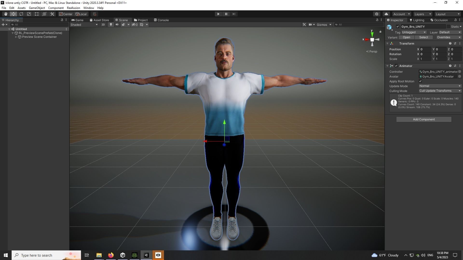 Gym crossfit  Partners Muscle Man and fitness Woman 3D Model Collection_6
