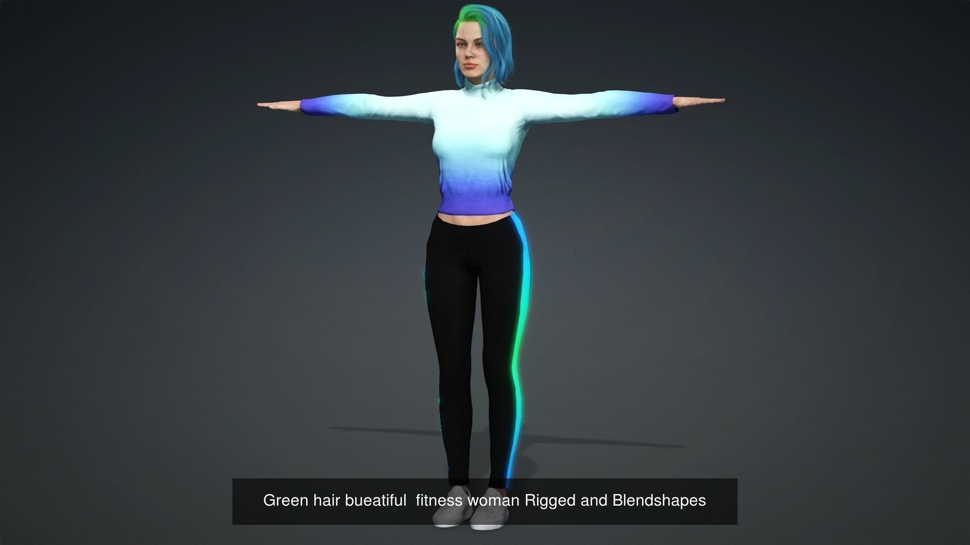 Gym crossfit  Partners Muscle Man and fitness Woman 3D Model Collection_1