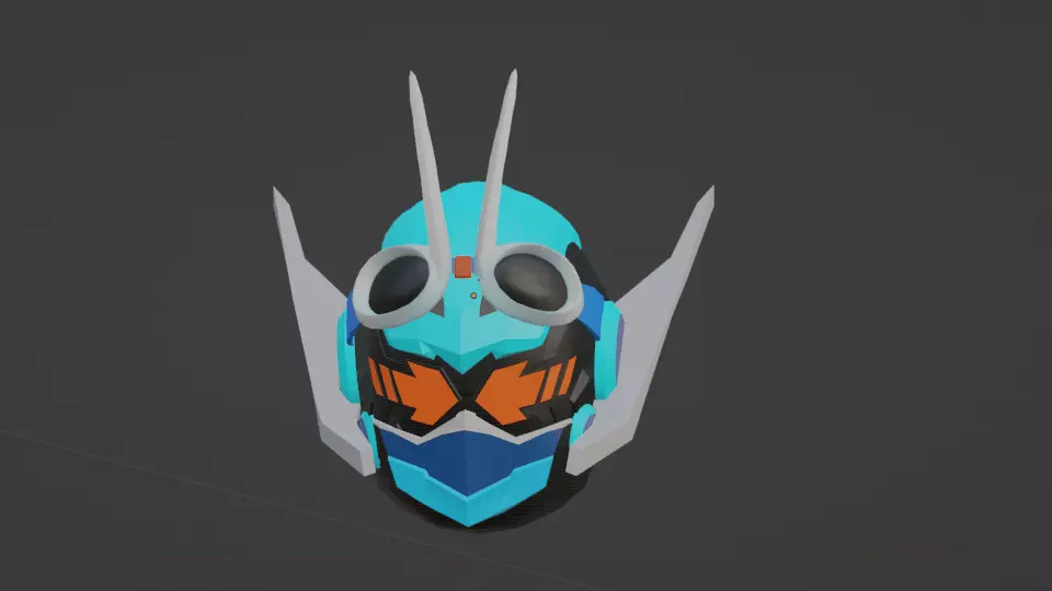 Helmet Kamen rider Gotchard By GunGT Ver 1 Free 3D print model