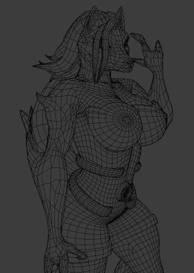 BenWolf GwenWolf Yenaldooshi 3D ben10 NSFW SFW Low-poly 3D model_18