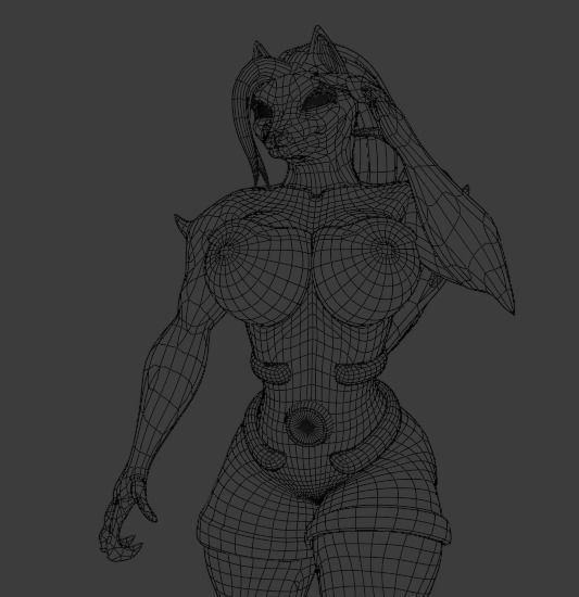 BenWolf GwenWolf Yenaldooshi 3D ben10 NSFW SFW Low-poly 3D model_19