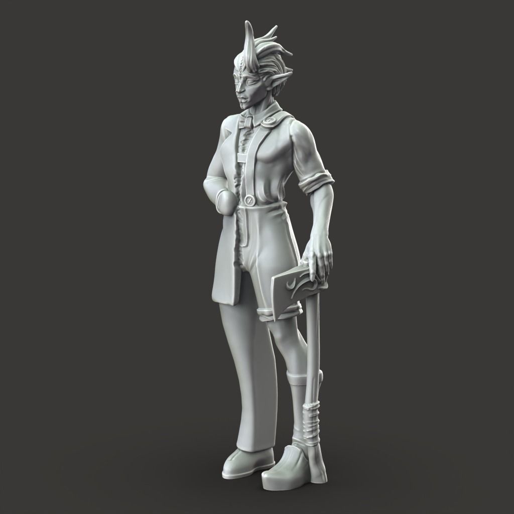 Hansel and Gretel - 3D Printable TTRPG - PRESUPPORTED - 32mm 3D print model_14