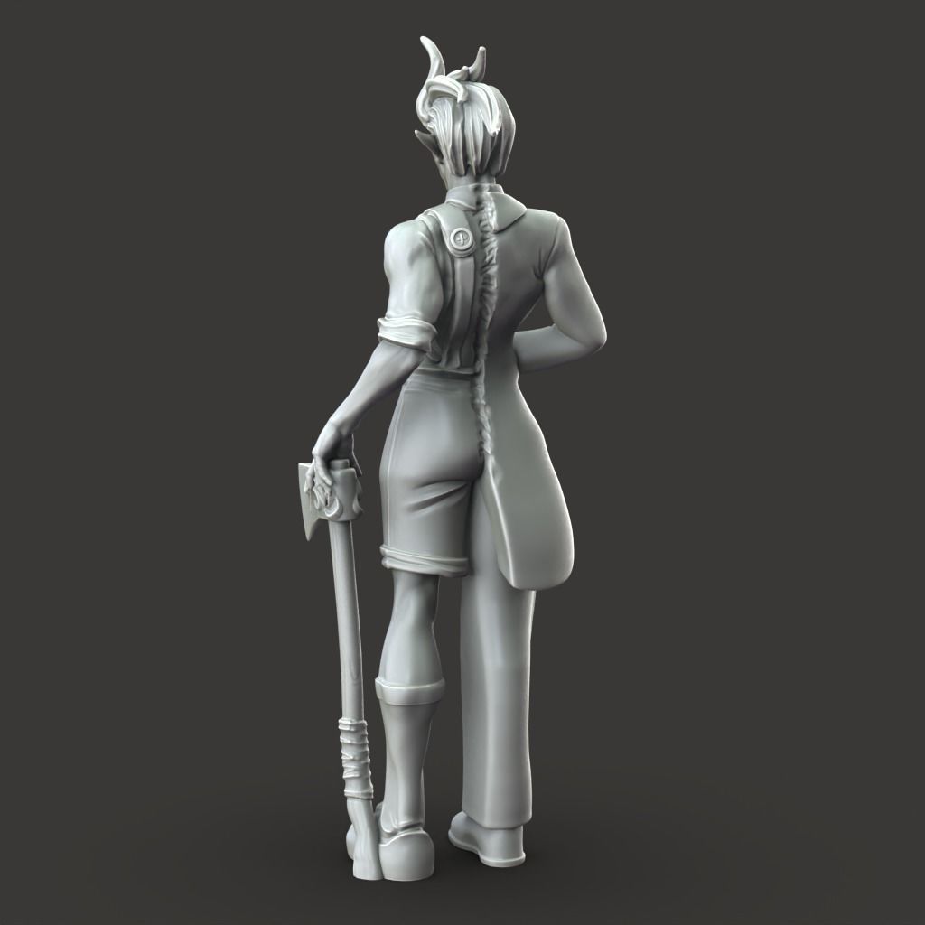 Hansel and Gretel - 3D Printable TTRPG - PRESUPPORTED - 32mm 3D print model_17