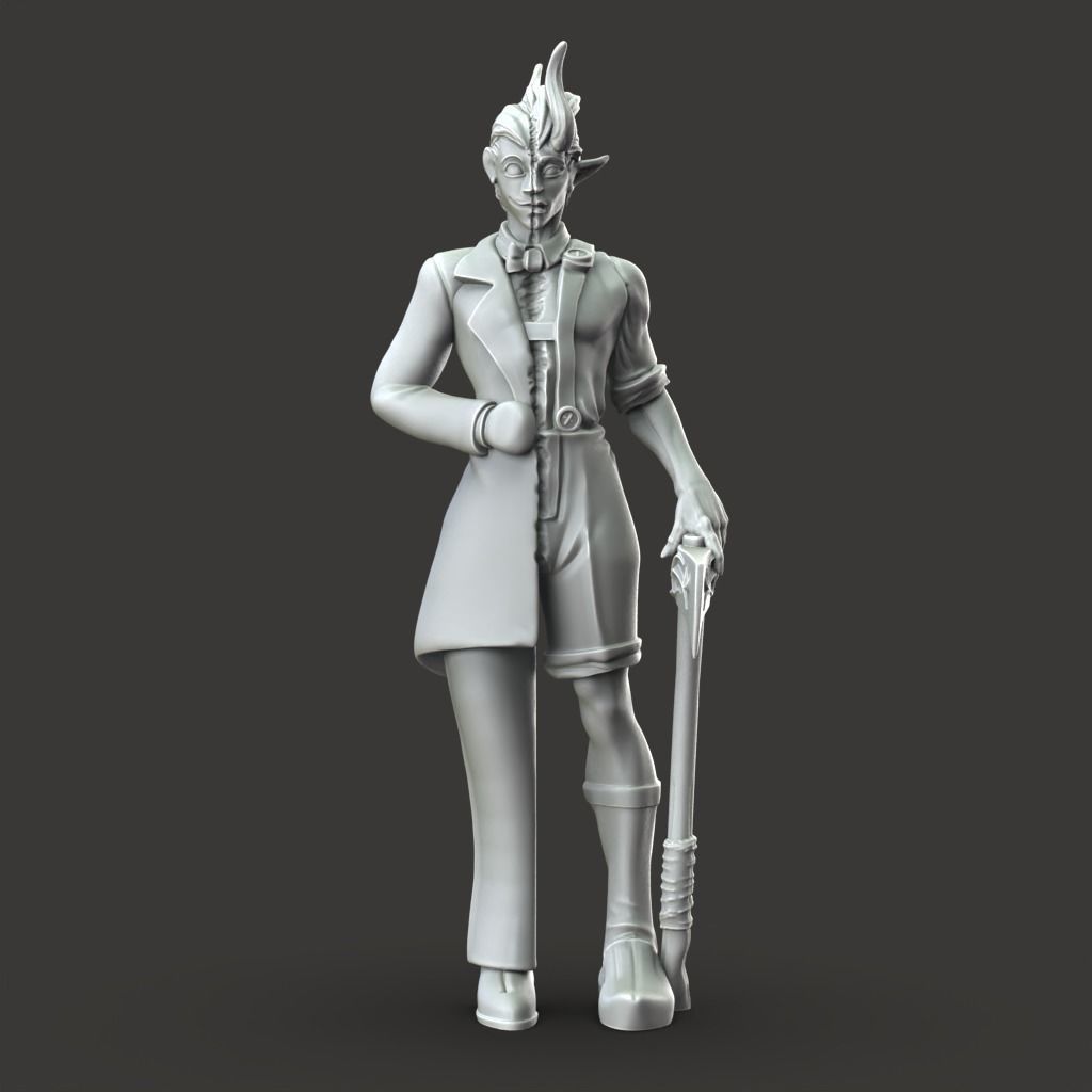 Hansel and Gretel - 3D Printable TTRPG - PRESUPPORTED - 32mm 3D print model_6