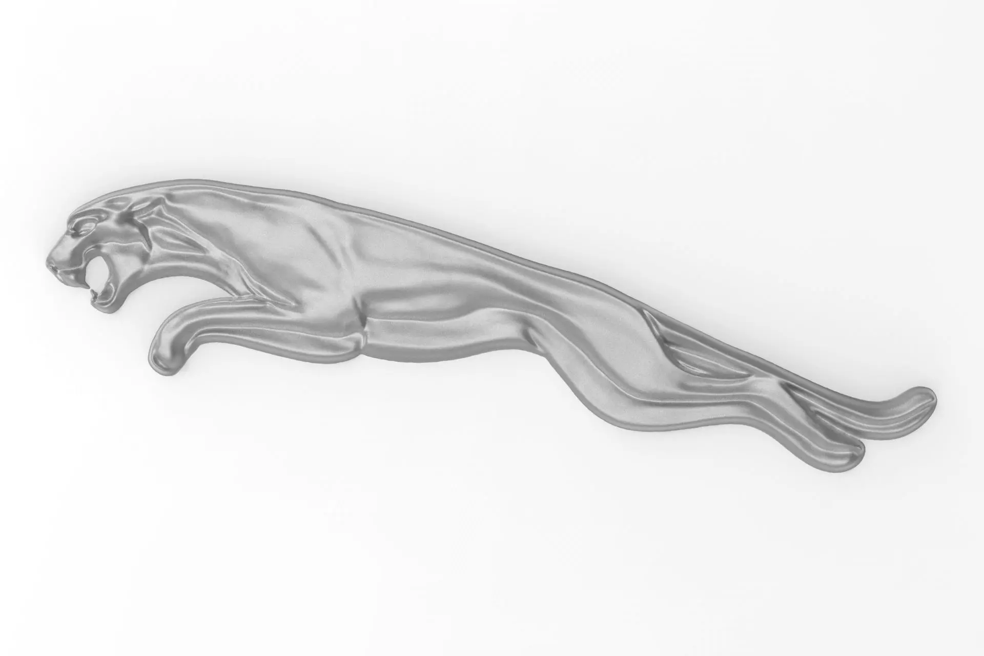 Jaguar Logo 3D model - High detail model Free 3D print model_0