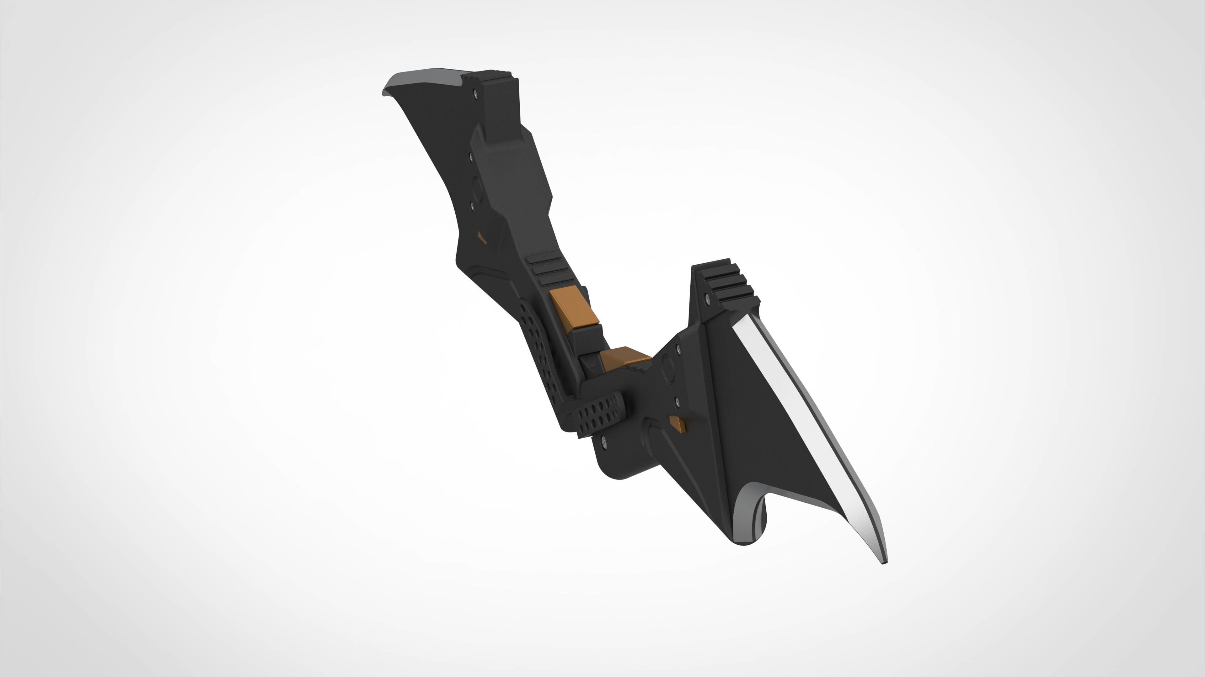 Batarang from the movie The Batman 2022 3D print model_21